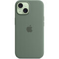 Apple Silikonový kryt s MagSafe pro iPhone 15, cypřišově zelená_1323572077