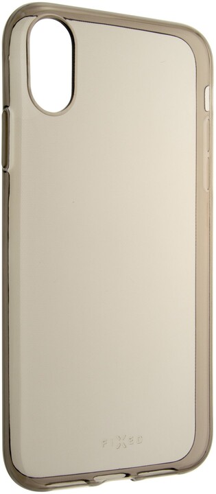 FIXED TPU gelové pouzdro Slim pro Apple iPhone Xr, 0.6 mm, kouřová_237793599