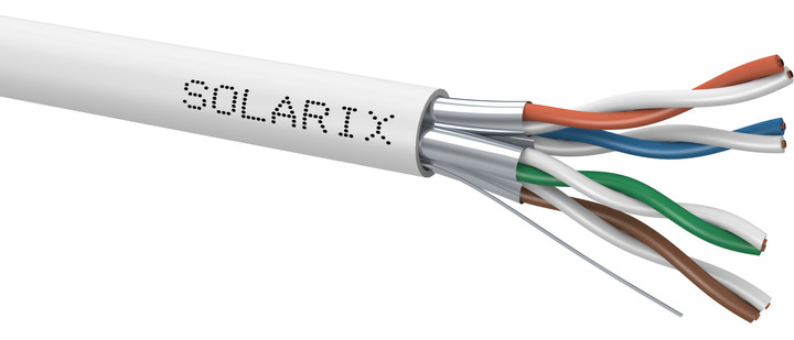 Solarix instalační kabel CAT6A STP LSOH E 500m/cívka SXKD-6A-STP-LSOH_1096054022