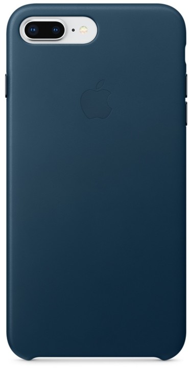 Apple kožený kryt na iPhone 8 Plus / 7 Plus, vesmírně modrá_1817089487