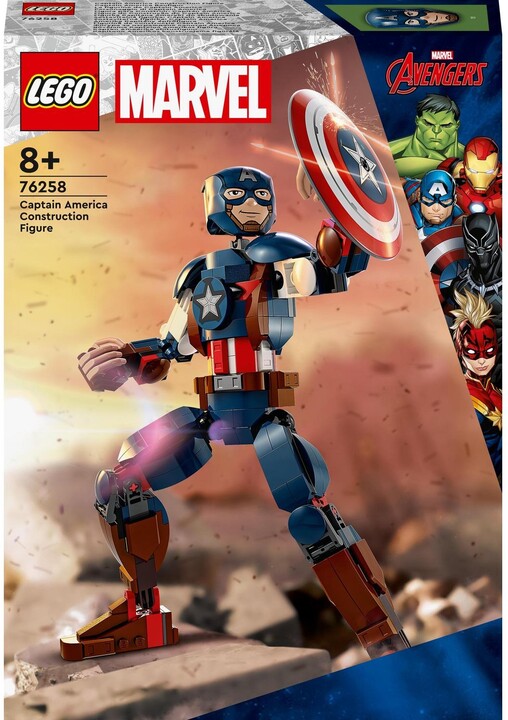 LEGO® Marvel 76258 Sestavitelná figurka: Captain America_1520775791