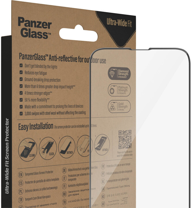 PanzerGlass ochranné sklo pro Apple iPhone 14 Plus/13 Pro Max s Anti-reflexní vrstvou a_614717019