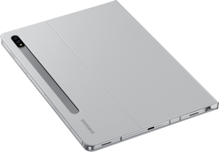 Samsung pouzdro Book Cover pro Galaxy Tab S7 / S8, šedá_1099155505