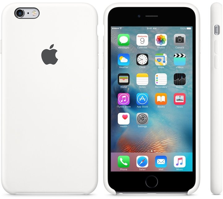 Apple iPhone 6s Plus Silicone Case, bílá_1274384265