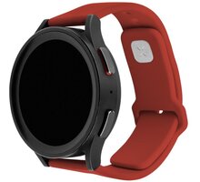 FIXED set silikonových řemínků Silicone Sporty s Quick Release 22mm pro smartwatch, červená_1595860527