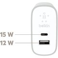 Belkin USB-C + USB-A 230V nabíječka 5V/3A,15W, bílá_703453566