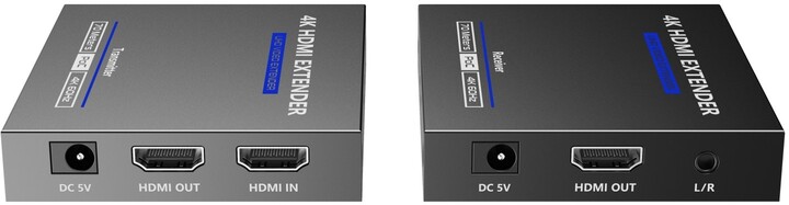 PremiumCord HDMI 2.0 extender na 70m přes Cat6/Cat6A/Cat7, Ultra HD 4kx2k@60Hz_562087305