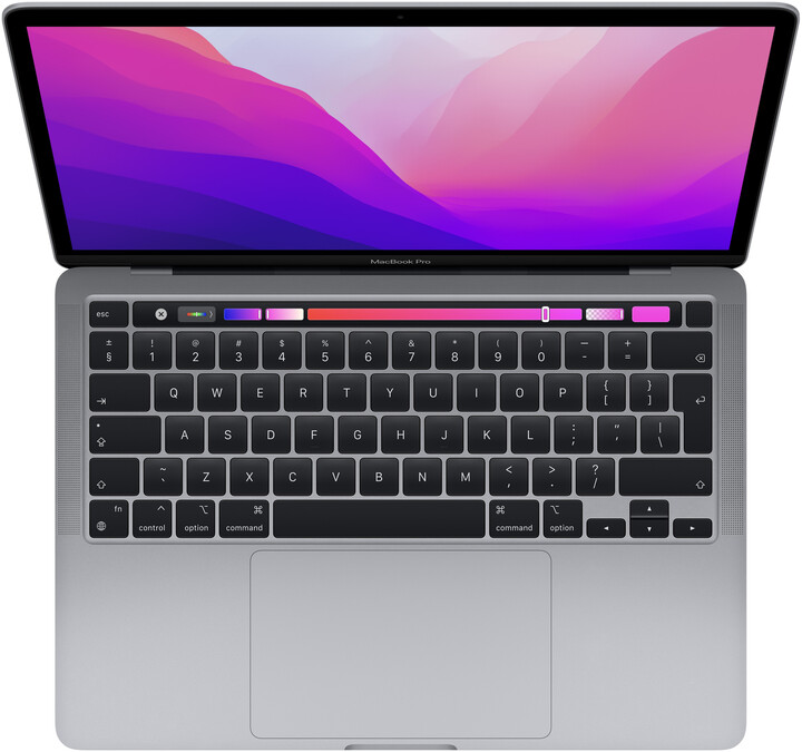 Apple MacBook Pro 13 (Touch Bar), M2 8-core, 8GB, 256GB, 10-core GPU, vesmírně šedá (M2, 2022)_2081110087