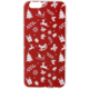 EPICO pružný plastový kryt pro iPhone 6/6S RED XMAS