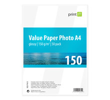 PRINT IT Value Paper Photo A4 150 g/m2 Glossy 50ks_215239480