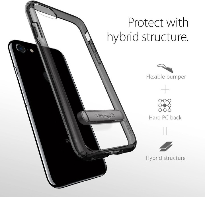 Spigen Ultra Hybrid S pro iPhone 7, jet black_281920424