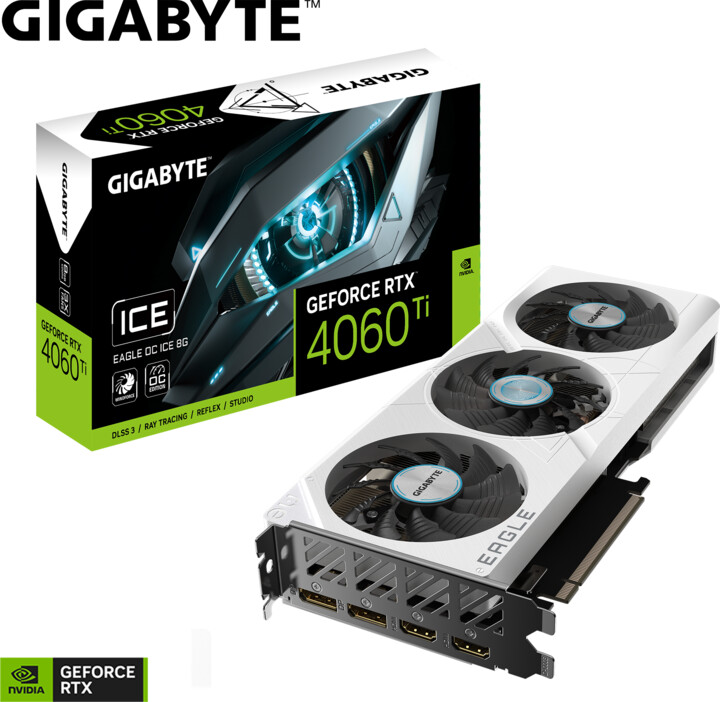 GIGABYTE GeForce RTX 4060 Ti EAGLE OC ICE 8G, 8GB GDDR6_1279976332