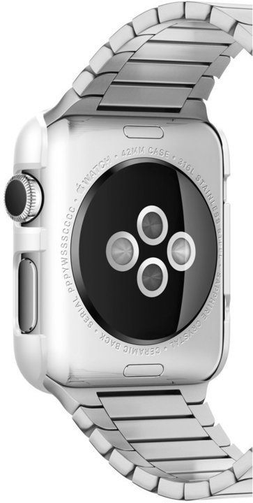 Spigen Thin Fit, smooth white - Apple Watch 38mm_769516370