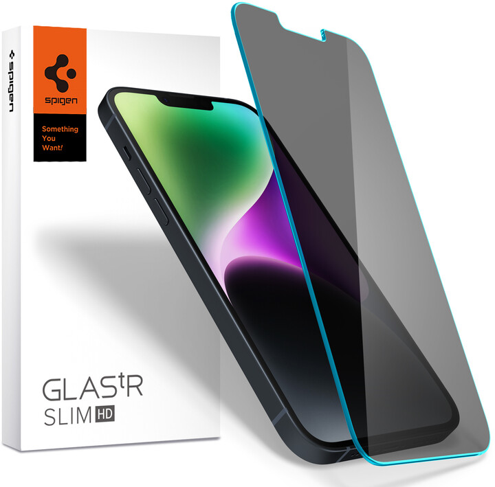 Spigen ochranné sklo tR Slim HD Anti-Glare/Privacy pro Apple iPhone 14/iPhone 13 Pro/iPhone 13,_412117510