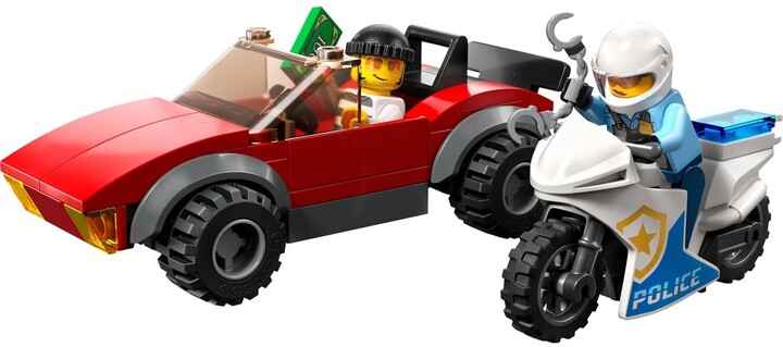 LEGO® City 60392 Honička auta s policejní motorkou_34373763