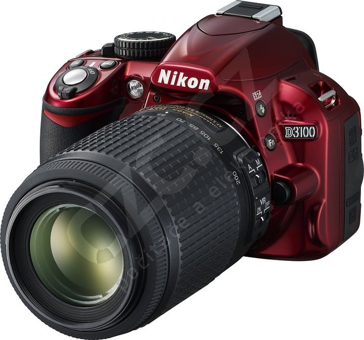 Nikon D3100 Red + 18-105mm AF-S DX VR_1952772241
