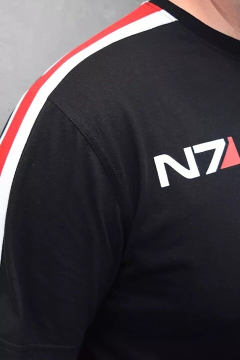 Tričko Mass Effect - N7 Stripe Logo (L)_2038391329