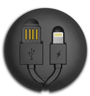 Remax Cutebaby 2v1 datový kabel Lightning/USB-C, černá_846217337
