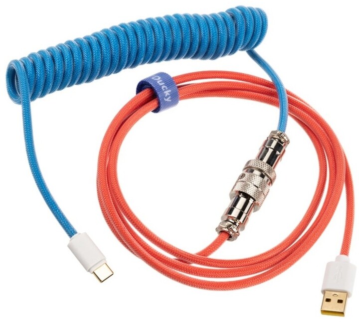 Ducky Premicord, USB-C/USB-A, 1,8m, Bon Voyage_1347165271