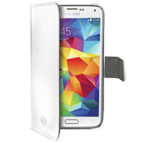 CELLY Wally pro Samsung Galaxy S5 mini, PU kůže, bílá_1611444387