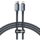 Baseus nabíjecí / datový kabel Crystal Shine Series USB-C - Lightning, 20W, 1.2m, černá