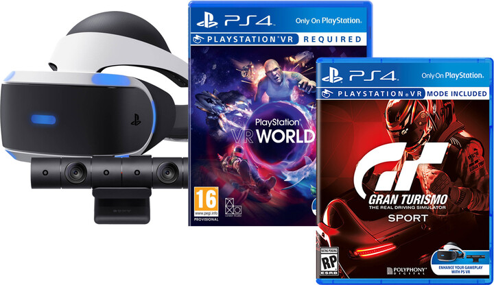 PlayStation VR + Kamera v2 + Gran Turismo Sport + VR Worlds_1460996191