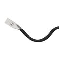 Mcdodo Zinc Alloy 3v1 nabíjecí kabel Lightning, microUSB, USB-C, 1,2m, černá_1890153473