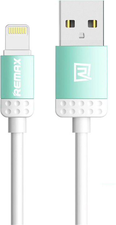 Remax Lovely datový kabel s lightning pro iPhone 5/6, 1m, modrá_2041774324