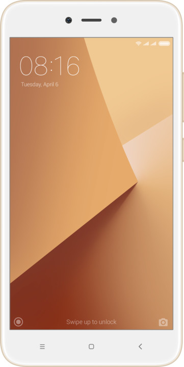 Xiaomi Redmi Note 5A - 16GB, Global, zlatá_1935826171