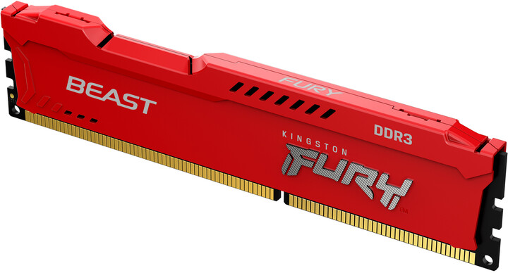 Kingston Fury Beast Red 4GB DDR3 1600 CL10_1220844962