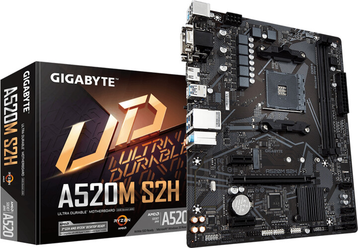 GIGABYTE A520M S2H - AMD A520