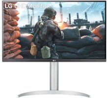 LG 27UP650-W - LED monitor 27" O2 TV HBO a Sport Pack na dva měsíce