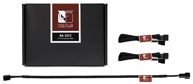 Noctua NA-SEC2 3-Pin Extension Cables_1371640983