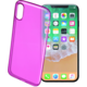 CellularLine COLOR barevné gelové pouzdro pro Apple iPhone X, růžové