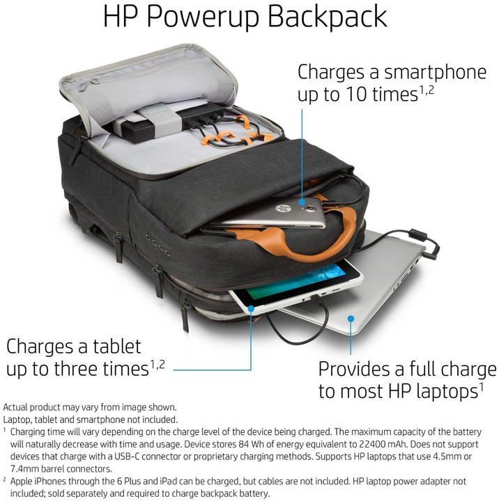HP nabíjecí batoh Powerup 22 400 mAh_1982420981
