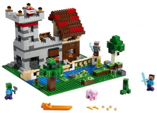 Extra výhodný balíček LEGO® Minecraft® - Kreativní box 21161, Podivný les 21168 a Králičí ranč 21181_1108607427