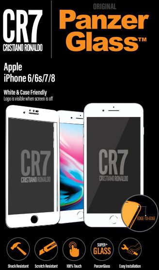 PanzerGlass Edge-to-Edge pro Apple iPhone 6/6s/7/8, bílé CR7_1762638229
