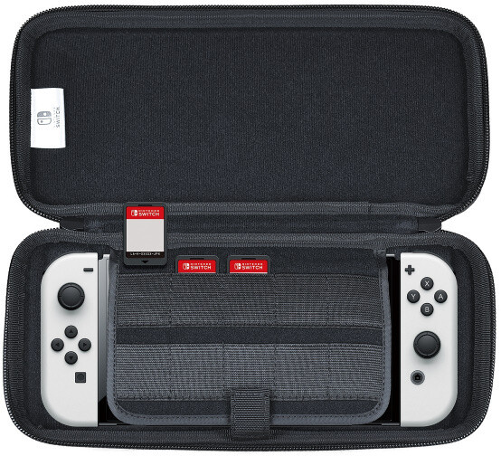 HORI Slim Tough Pouch pro Nintendo Switch OLED, modré_1449276646