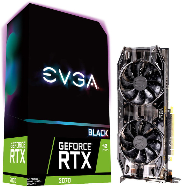 EVGA GeForce RTX 2070 Black GAMING, 8GB GDDR6_1008953584