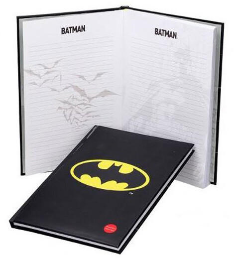 Zápisník DC Comics - Batman, svítící, linkovaný (A5)_786493677