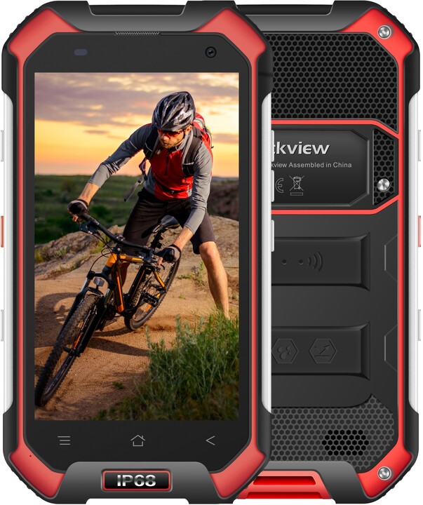 iGET BLACKVIEW GBV6000s - 16GB,Dual SIM, LTE, červená_273078963