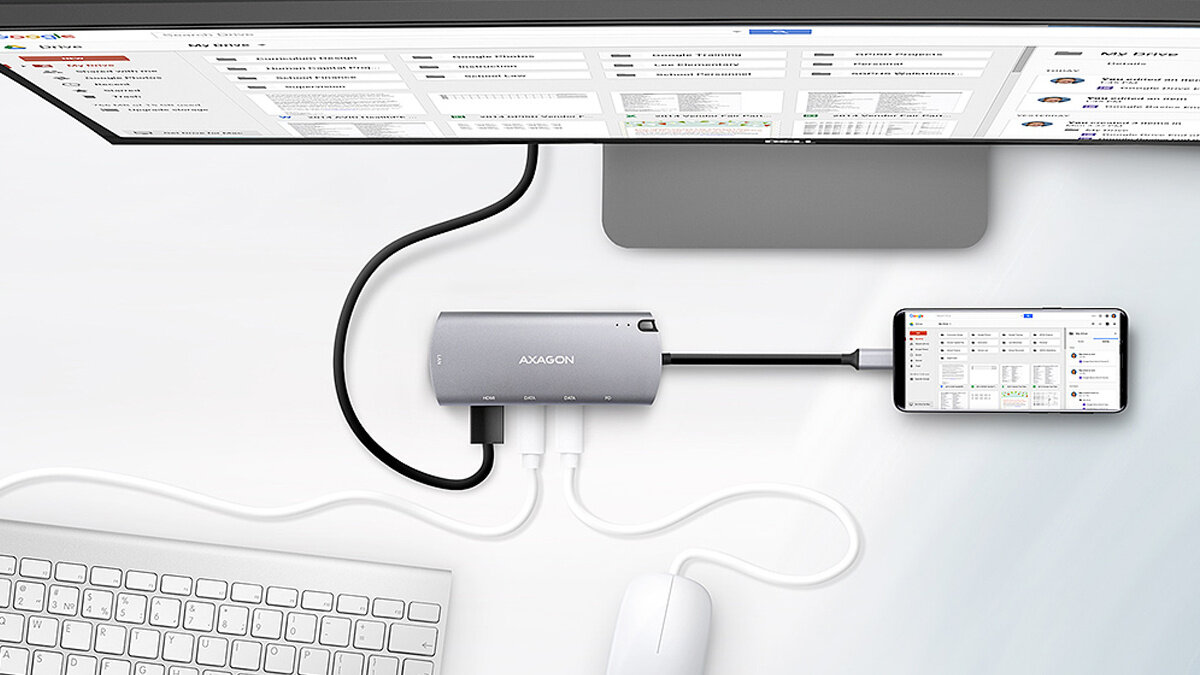 Axagon představuje nové boxy na SSD disky, dokovací stanici a USB-C hub