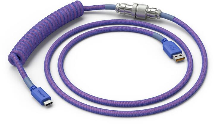 Glorious Coiled Cable, USB-C/USB-A, 1,37m, Nebula_1046094311