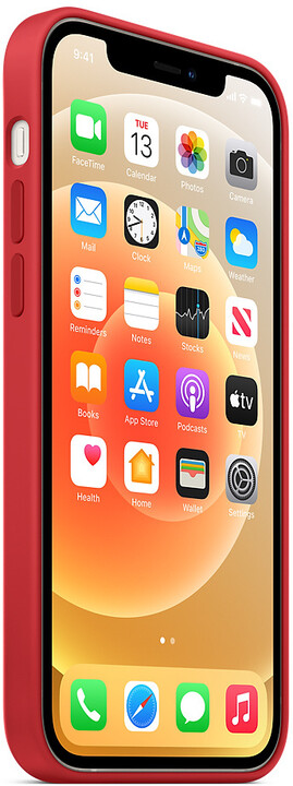 Apple silikonový kryt s MagSafe pro iPhone 12/12 Pro, (PRODUCT)RED - červená_1434284291