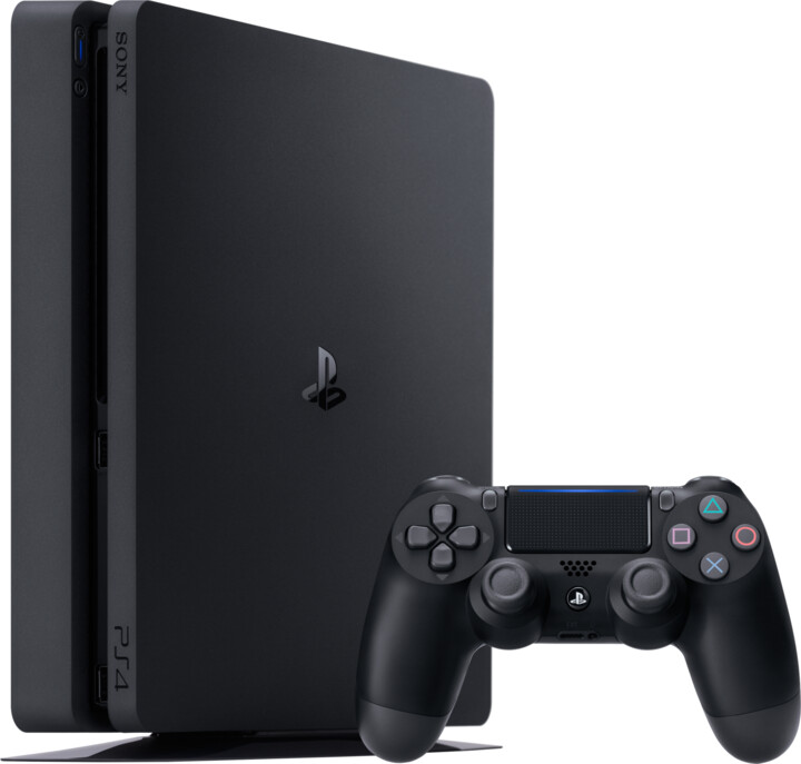 PlayStation 4 Slim, 500GB, černá + Fortnite (2000 V-Bucks)_1224237551