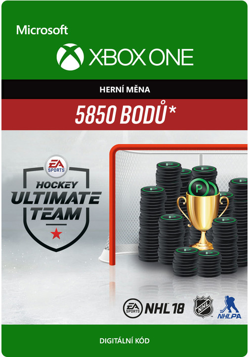 NHL 18 - 5850 HUT Points (Xbox ONE) - elektronicky_851742300