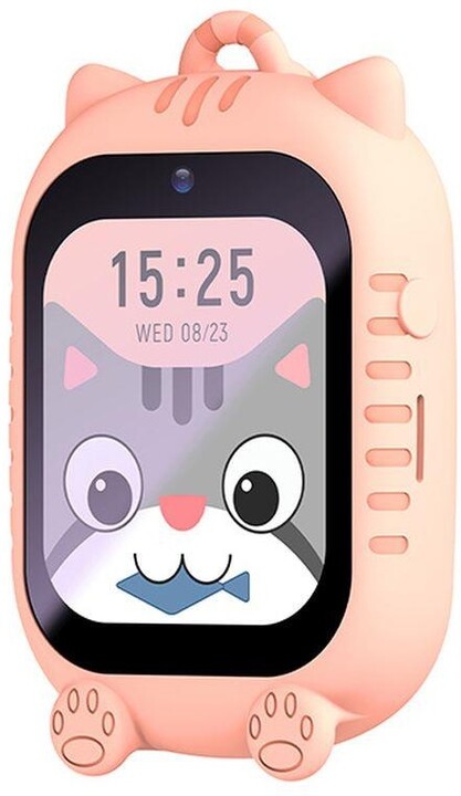 Forever Kids Look Me 2 KW-510 4G/LTE, GPS, WiFi růžové, chytré hodinky pro děti_854506744