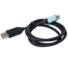 i-tec USB-C Metal Display Port kabel 4k / 60Hz, 1,5m, černá