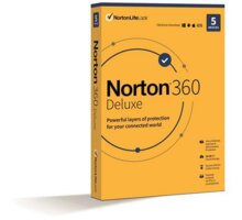 Norton 360 DELUXE 50GB + VPN 1 uživatel pro 5 zařízení na 3 roky 21435543