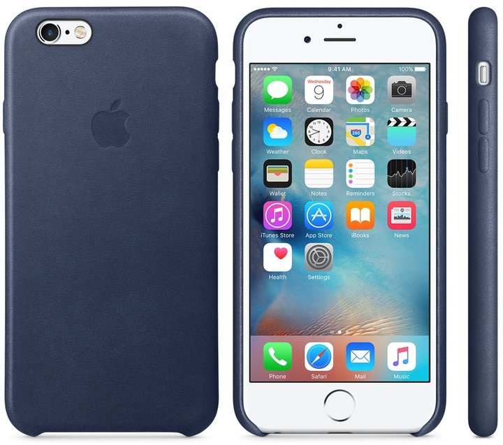 Apple iPhone 6 / 6s Leather Case, tmavě modrá_170893586